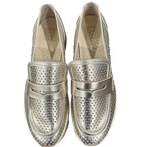 Dolce Vita Janine Slip-On Metallic Gold Rocker Design Size 10